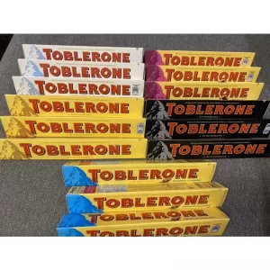 Toblerone Chocolate Combo Fruit&Nut White Dark 100g x 15Pcs