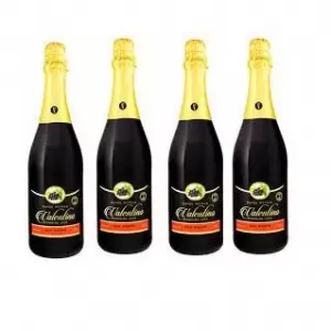 Valentino Sparkling Drink Red Grape [750 ml] x 4 Combo Bottle