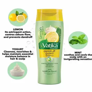 Vatika Naturals Dandruff Guard Shampoo Lemon