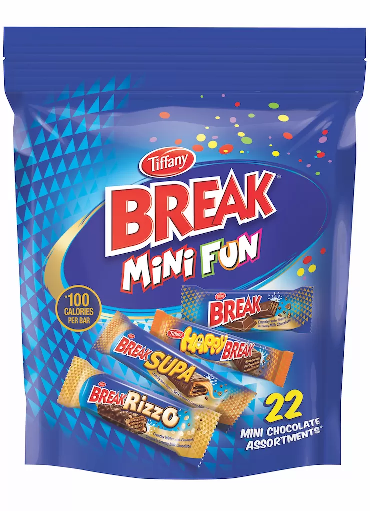 Tiffany Break Mini Assorted Chocolate Bar 384g