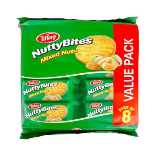 Tiffany Nutty Bites Mixed Nuts Biscuit Value Pack