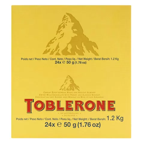 Toblerone Chocolate 50G Milk 24Pcs Pack