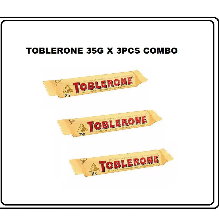 Toblerone Swiss Milk Chocolate 35g x 3Pcs Combo