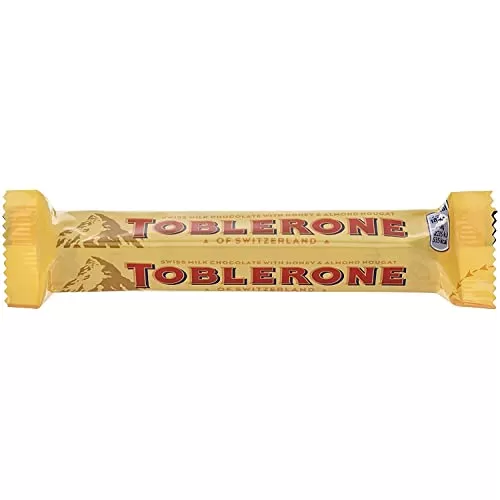 Toblerone Swiss Milk Chocolate Almond Bars 35g x24pcs Pack - image 2