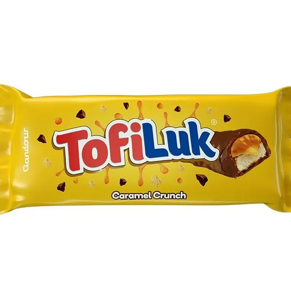 TOFILUK Chocolate Flavor and Caramel Coated Biscuit