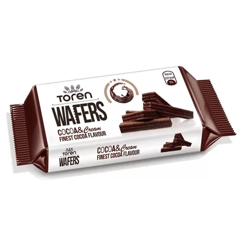 TOREN Wafer Chocolate Cream FINEST COCOA 55g x 3Pcs - image 2