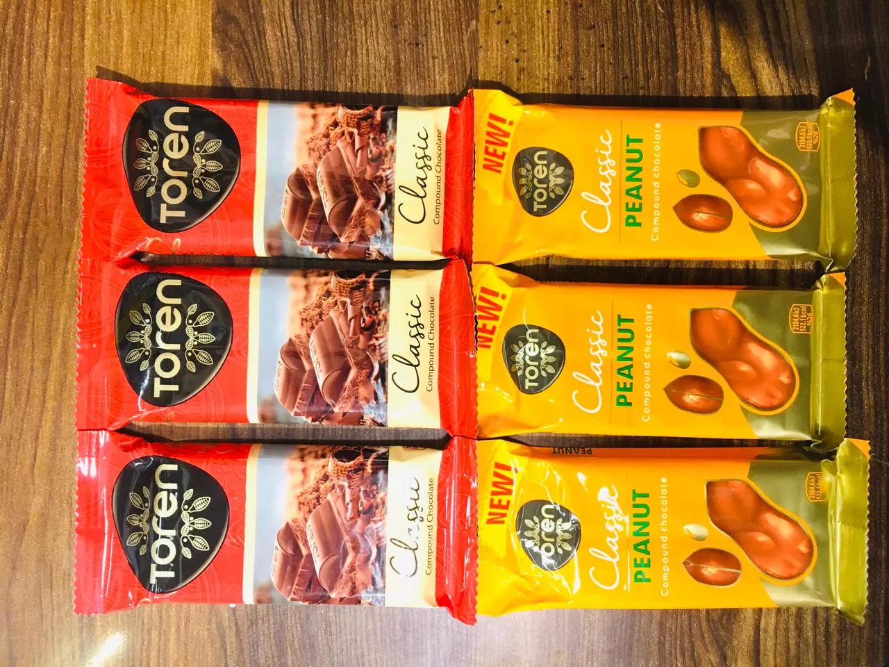 Toren Classic Chocolate Peanut Combo 6 Pcs