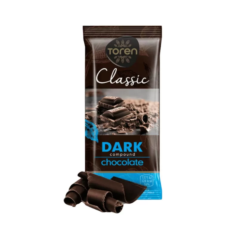 Toren Classic Dark Compound Chocolate 52g x 5pcs - image 2