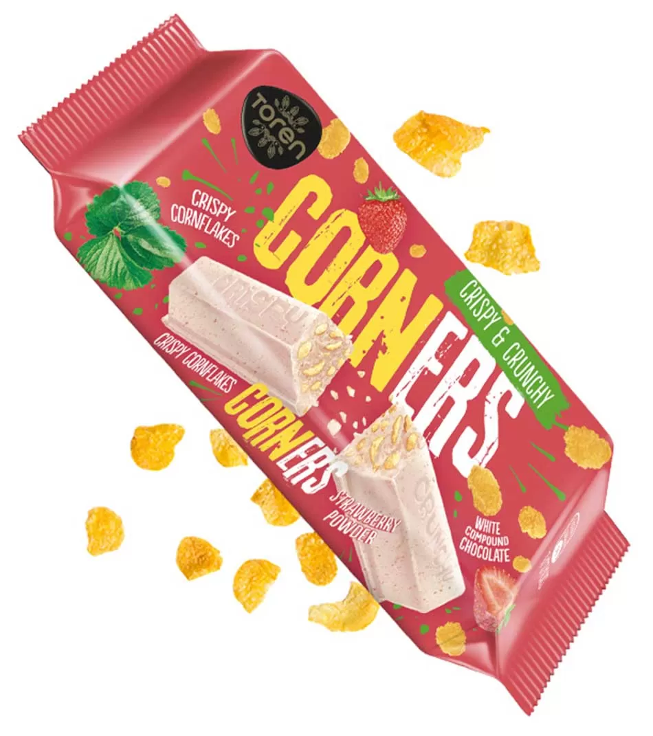 TOREN Crispy & Crunchy Corners White Chocolate 55G