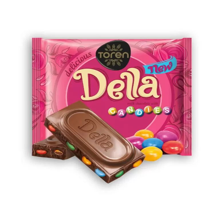 Toren Della Chocolate With Cocoa Dragees 52g - image 2