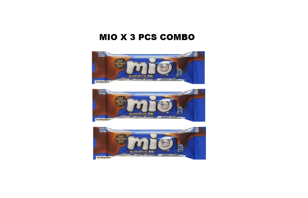 Toren Mio Chocolate Bar Milky Compound 10g Combo