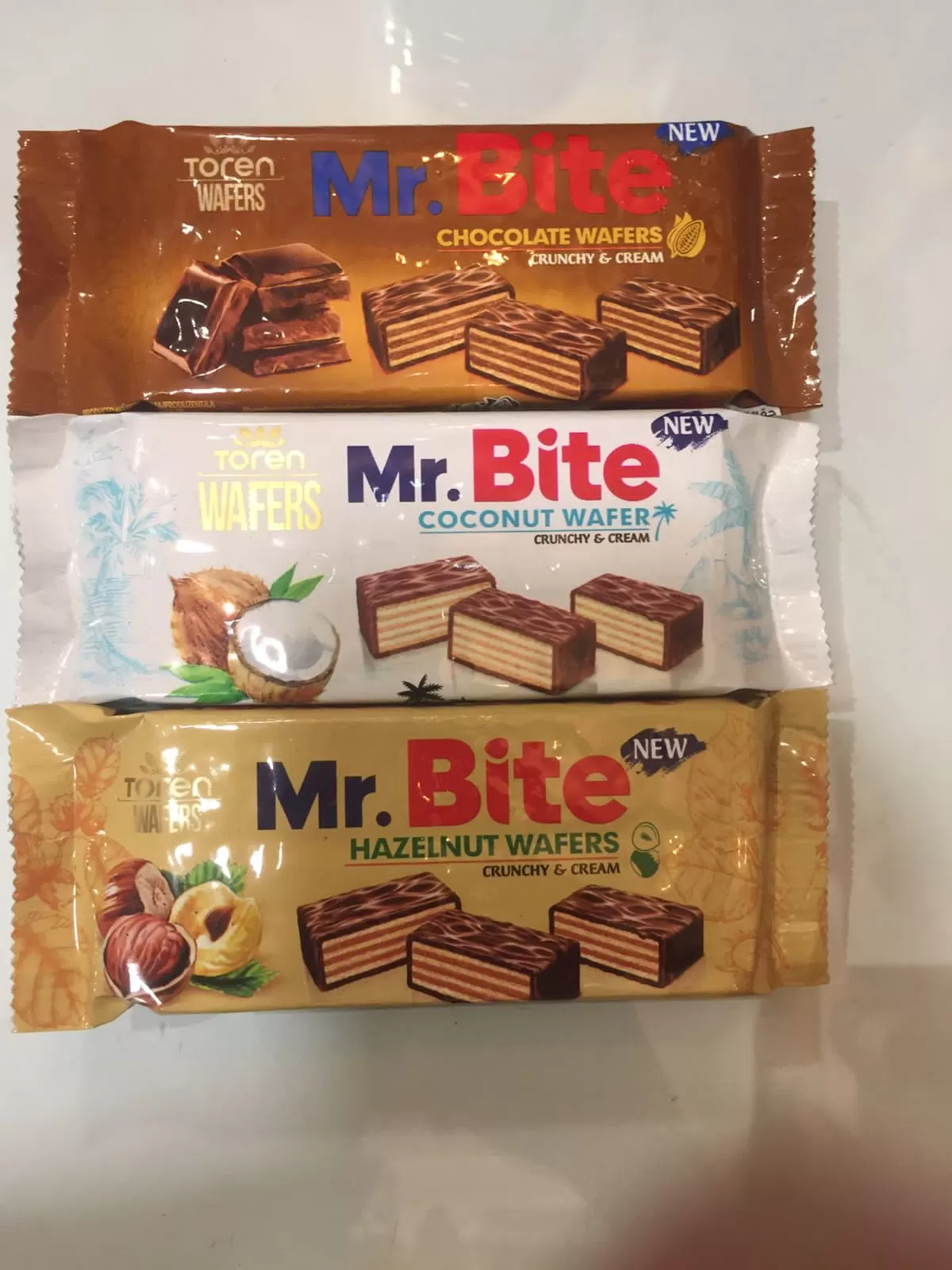 Toren Mr.Bite Chocolate Coconut Hazelnut Crunchy Cream Wafer - image 2