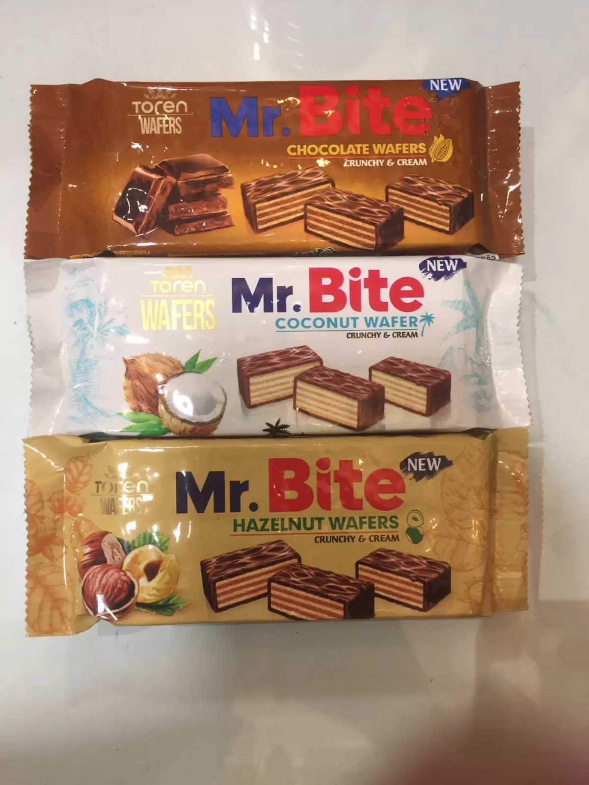 Toren Mr.Bite Chocolate Coconut Hazelnut Crunchy Cream Wafer - image 5