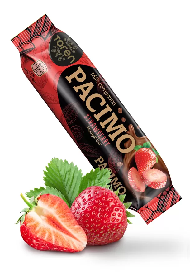 Toren Pacimo Strawberry Nougat Bar 25 grm - image 1