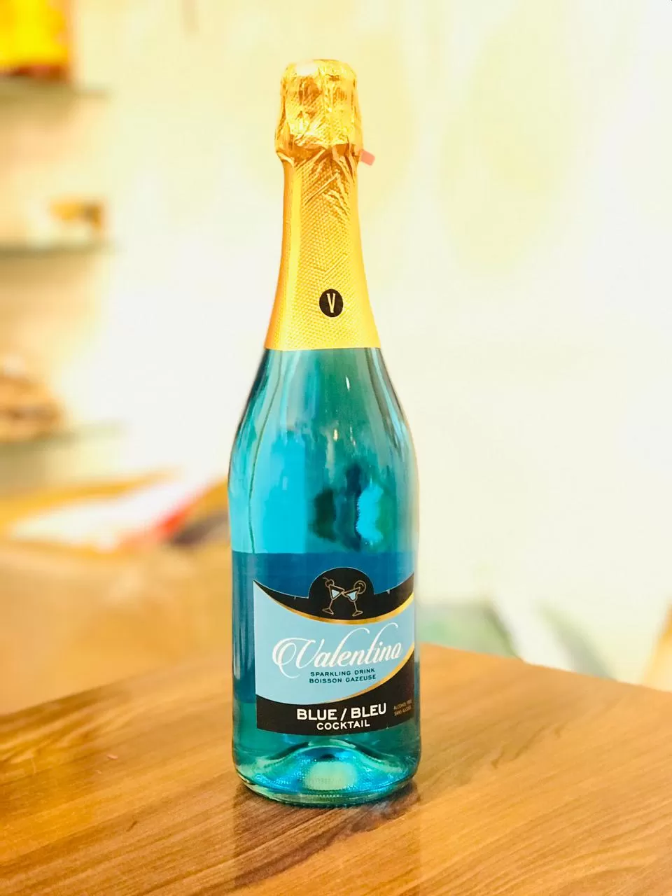 Valentino Sparkling Blue Cocktail 750ML (Non Alcholic) - image 2