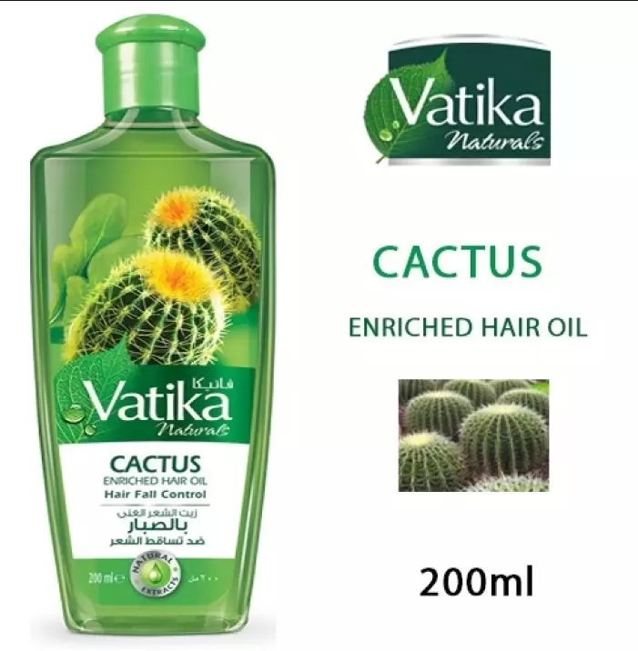 Vatika Naturals Enriched Hair Oil Cactus