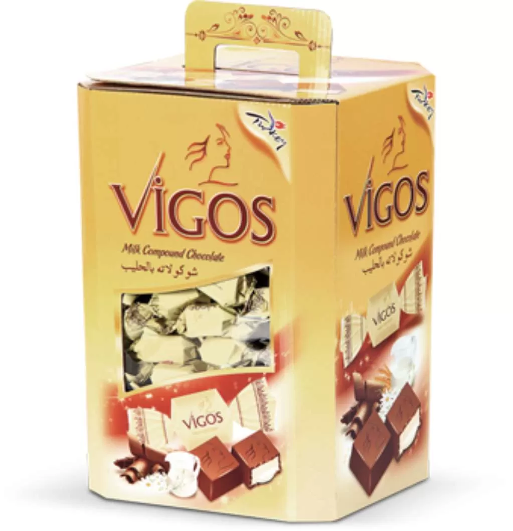 Vigos Chocolate Toffees 1kg Box (80Pcs) - image 2