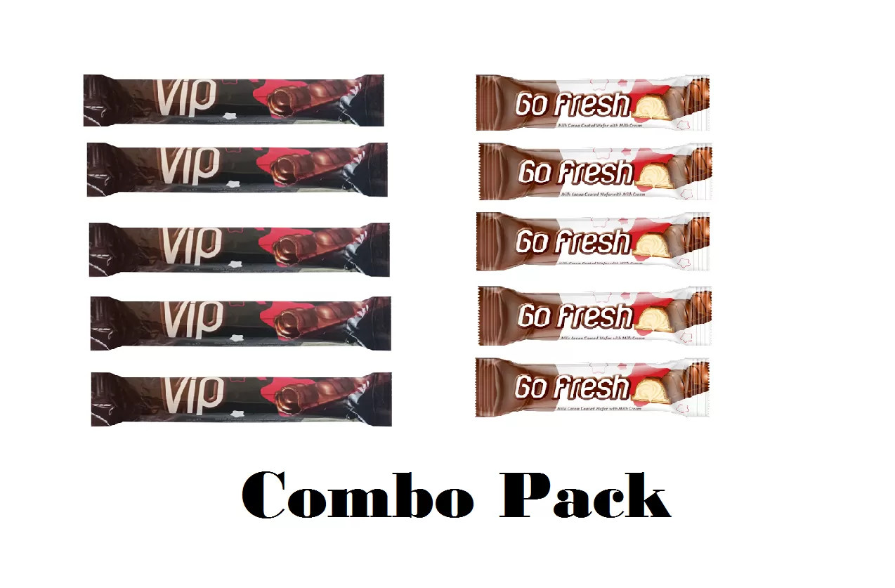 VIP Cocoa Coated Wafer with Cocoa Cream Chocolate 25g