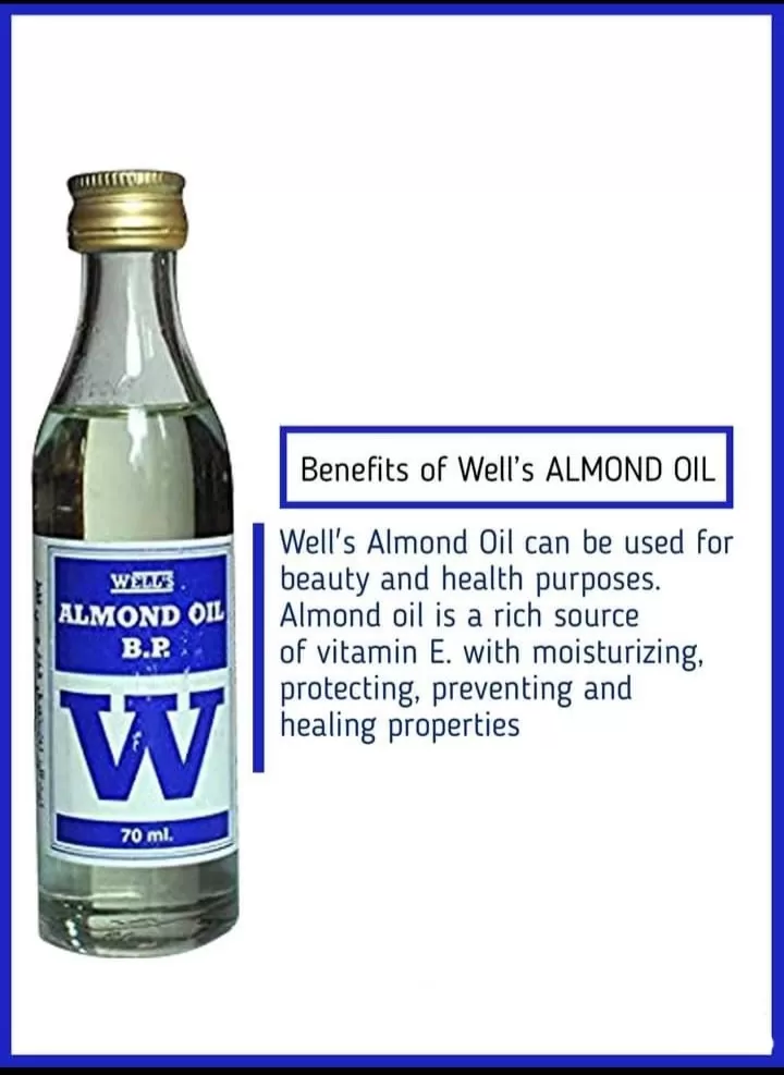 Wells B.P Almond Oil Beauty & Health 70ml - image 2