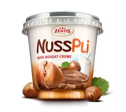 Zentis Hazelnut Nougat Chocolate Spread 400g - image 1
