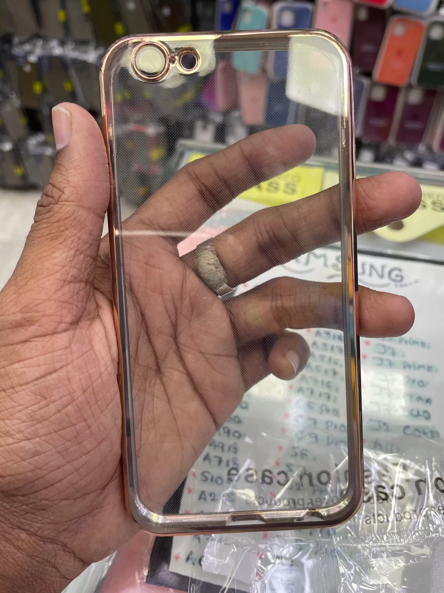 Iphone 6s Luxuary Ring Cover Camera Protection