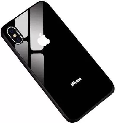 iPhone Xs Max Black Glass Case