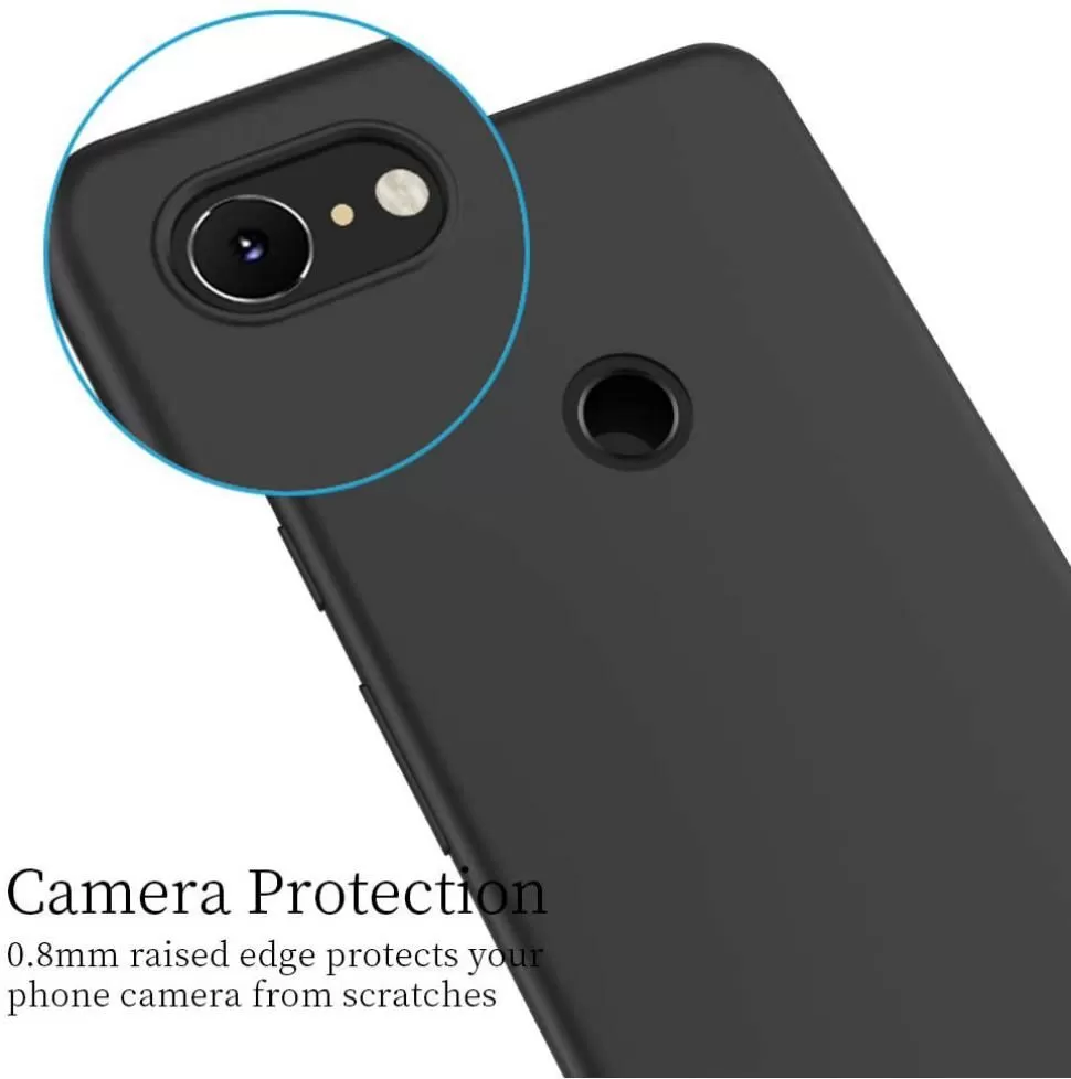 Google Pixel 3 Black High Protection Soft TPU Back Cover