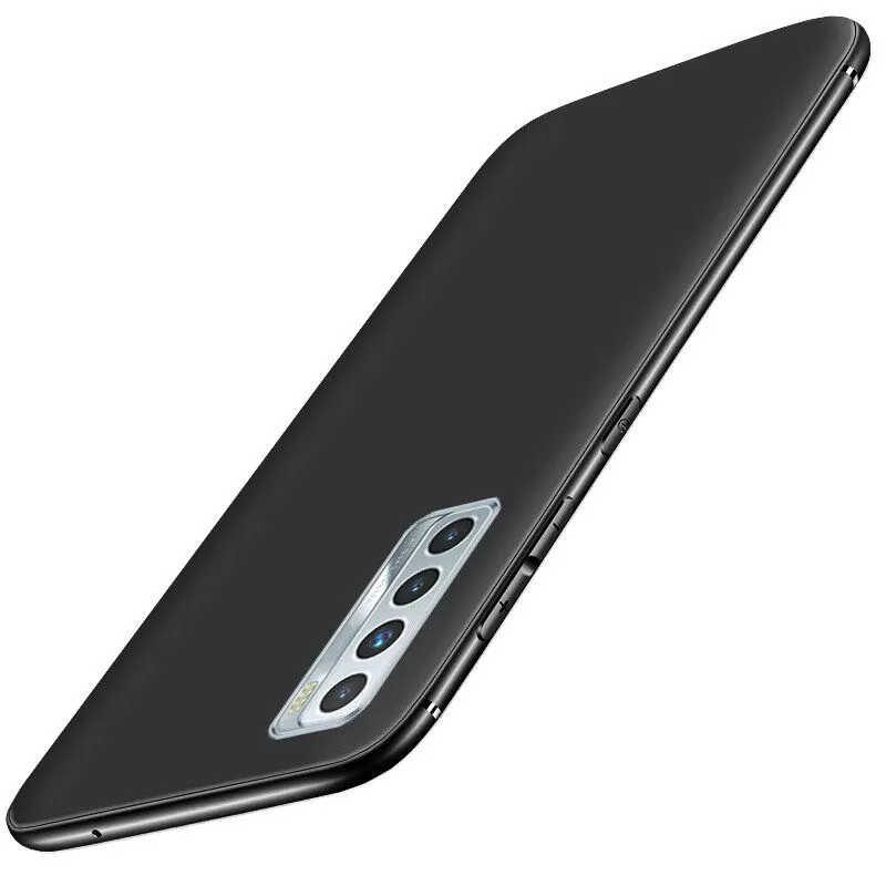 TCL 20SE Black High Protection Soft Tpu Back Cover