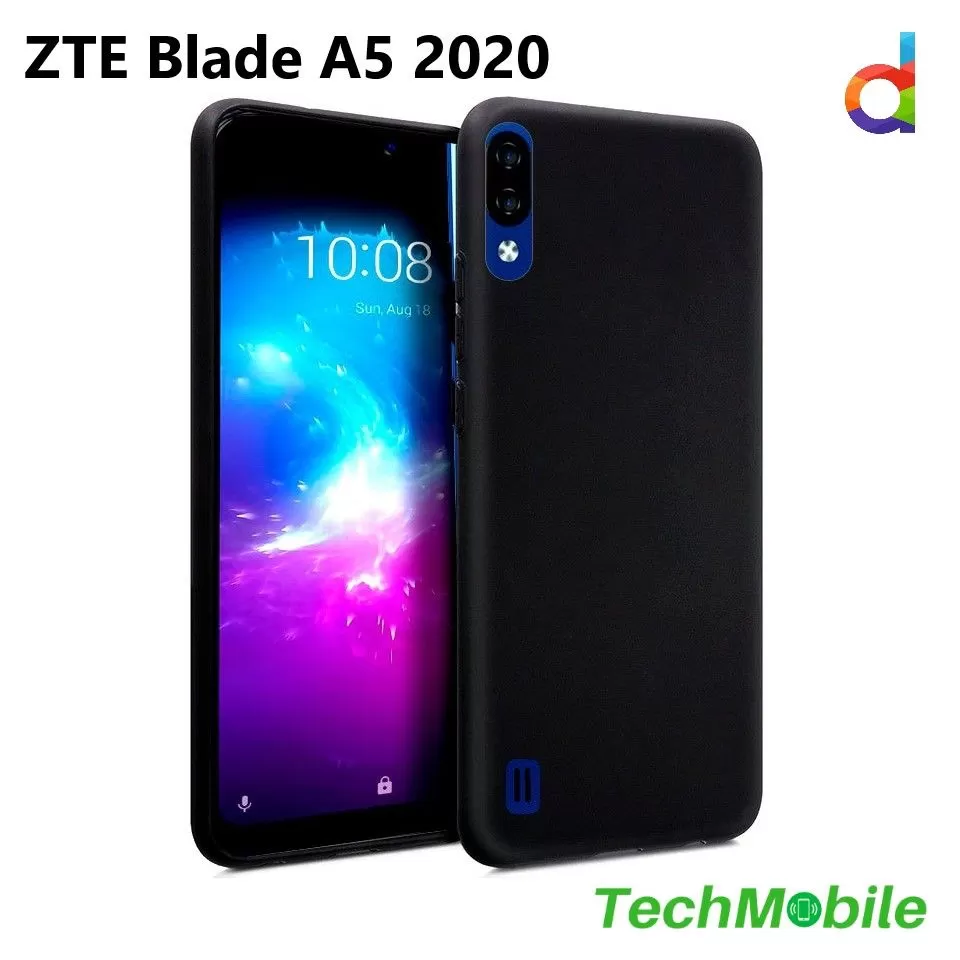 ZTE A5 2020 Black High Protection Soft TPU Back Cover