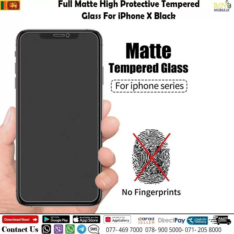Iphone 11 Pro Max Black Matte Tempered Glass Screen Protector