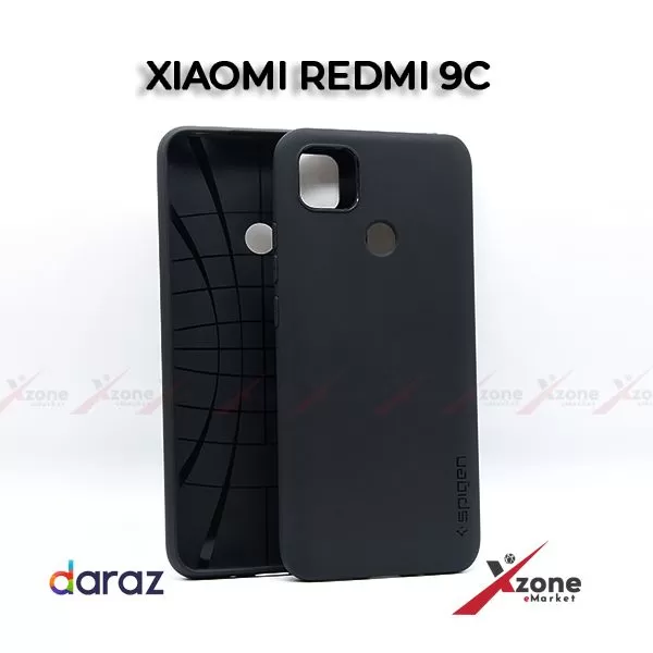 Spigen Redmi 9C Rubber Soft Back Cover