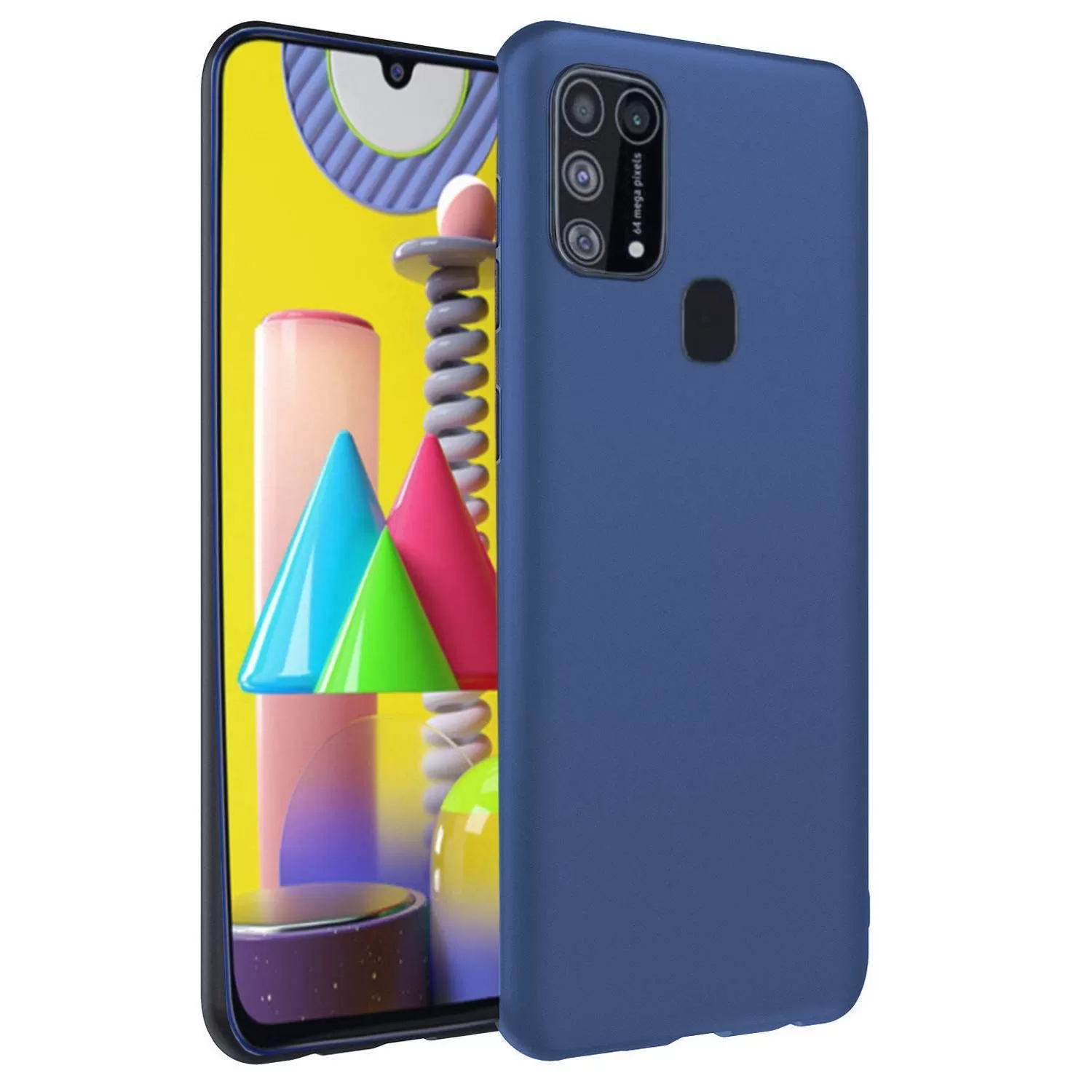 Samsung M31 Super Slim Silicone Back Cover TPU