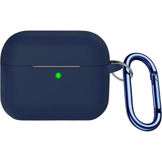 Apple AirPods 3 Blue Silicone Case with Hook