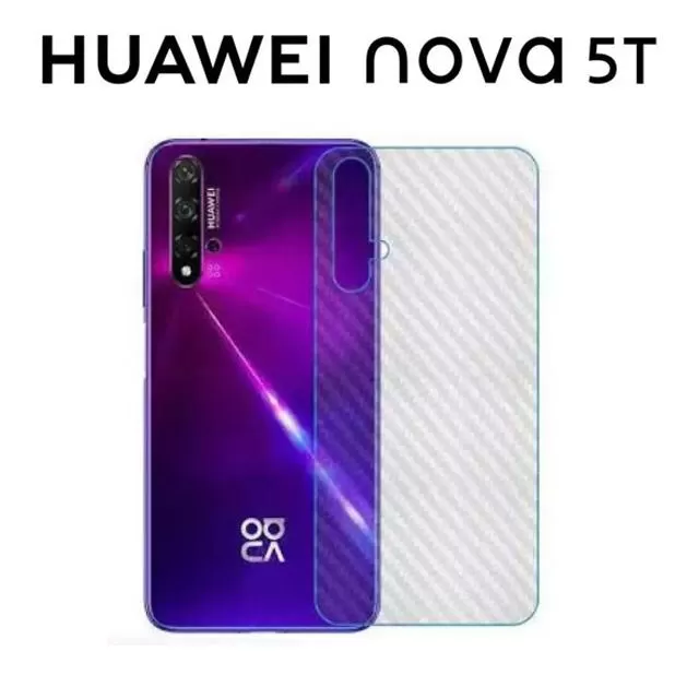 Huawei Nova 5T Carbon Fiber Pattern Back Film