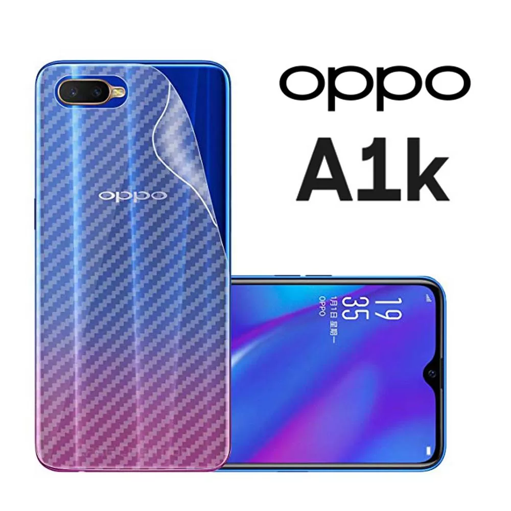 Oppo A1k Carbon Fiber Pattern Back Film