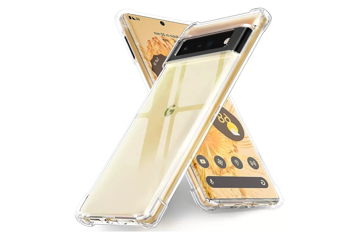 Google Pixel 6 Pro Thick Transparent Soft Back Cover
