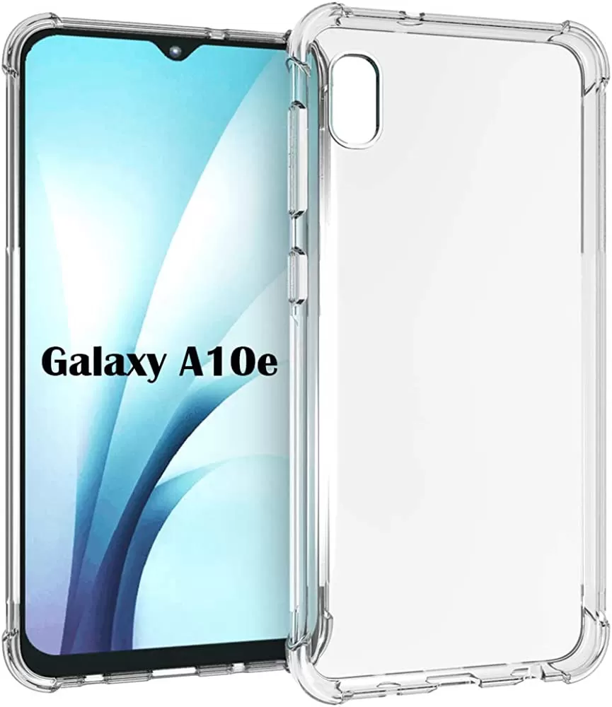 Samsung A10E Shockproof Thick Transparent Back Cover