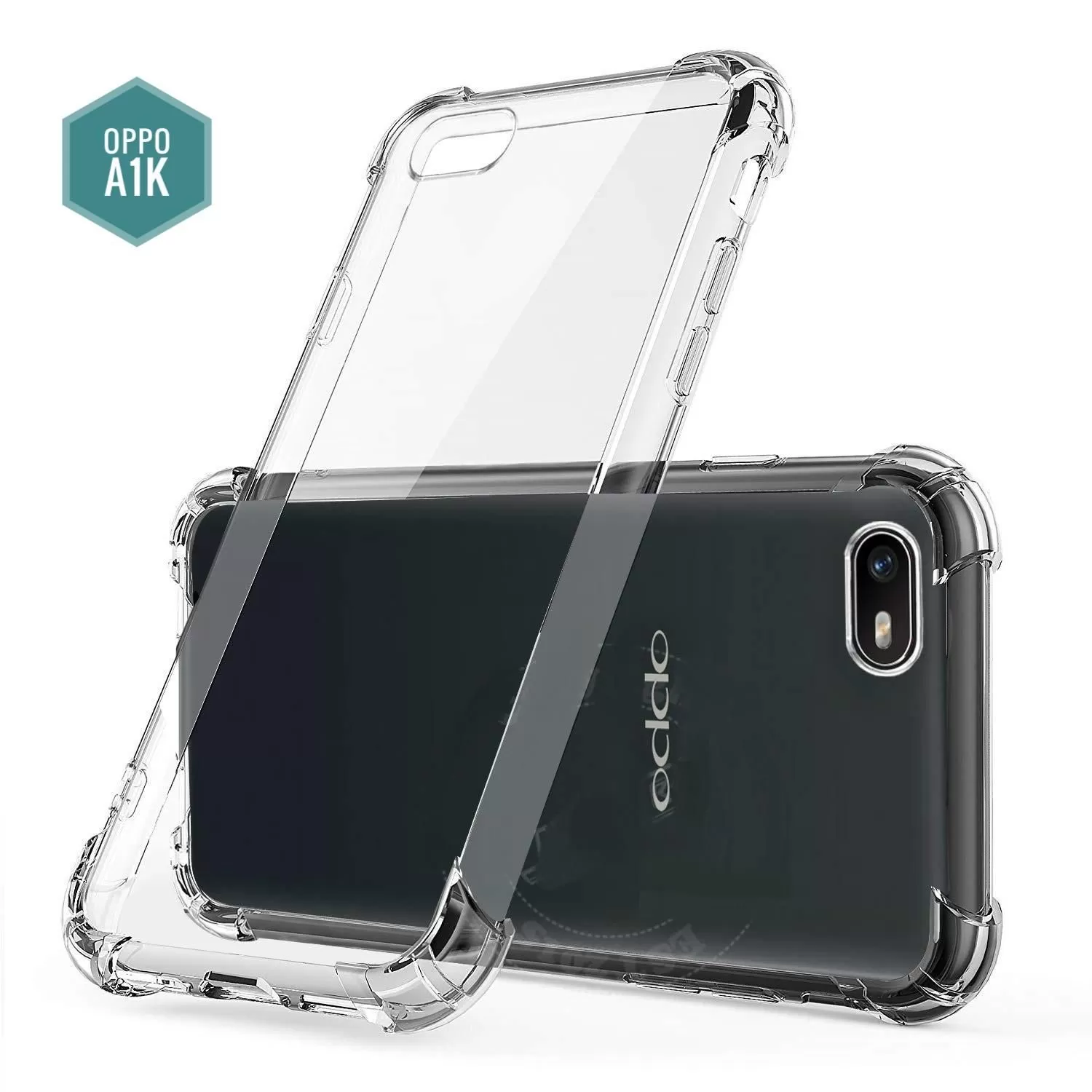 Oppo A1k Shock Proof Thick Transparent Soft Back Cover