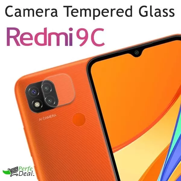 Generic Redmi 9c Clear Camera Lens Protector