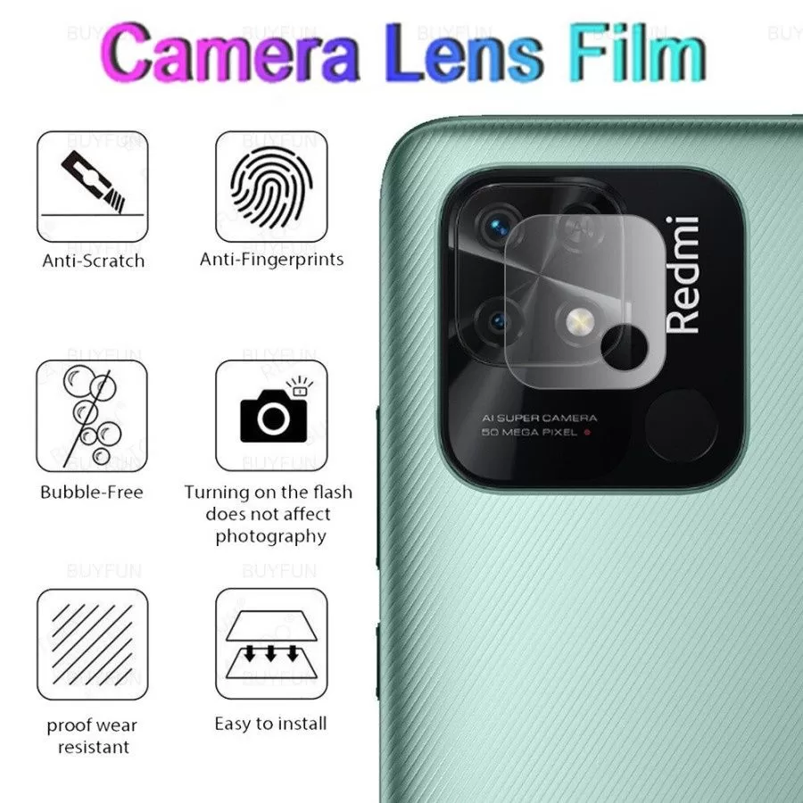 Xiaomi Redmi 10c Clear Camera Lens Protector