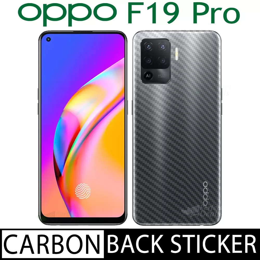 Oppo F19 Pro Clear Carbon Fiber Back Film