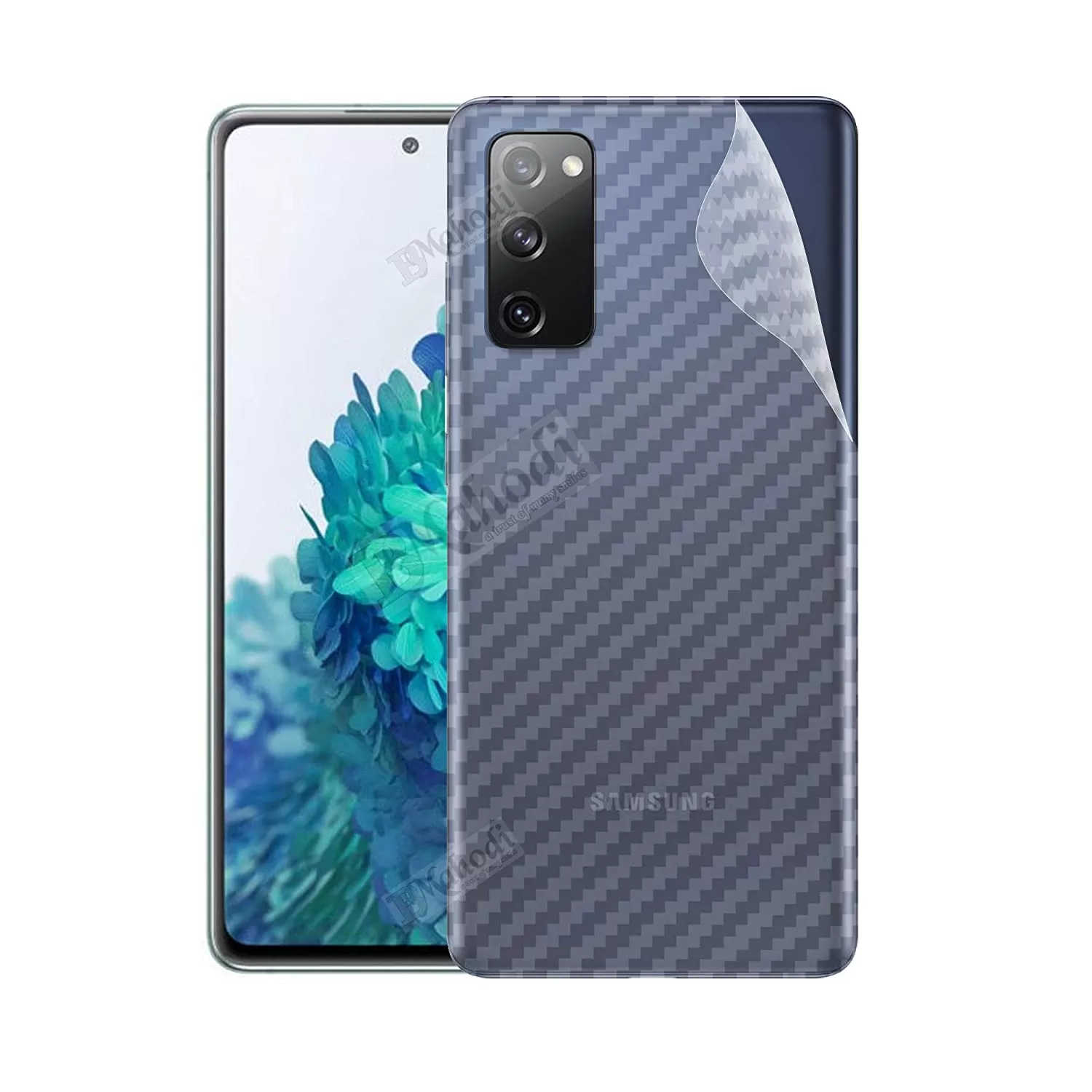 Samsung Galaxy S20 Clear Carbon Fiber Back Film