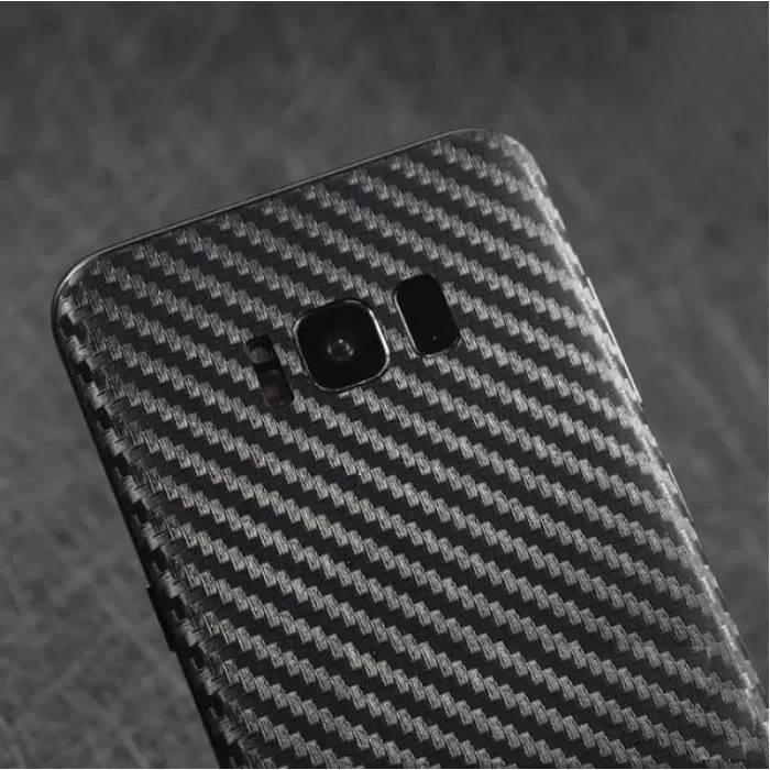 Samsung Galaxy S8 Plus Clear Carbon Fiber Back Film