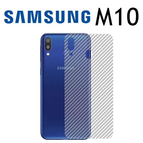 Samsung M10 Clear Carbon Fiber Back Film