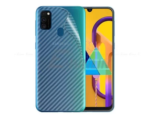 Samsung M31 Clear Carbon Fiber Pattern Back Film