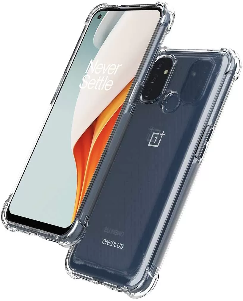 OnePlus Nord N100 Shock Proof Thick Transparent Soft Back Cover