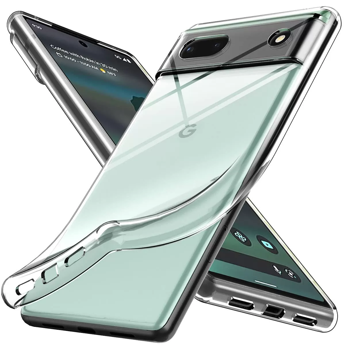 Google Pixel 6A Clear Thick Transparent Soft Back Cover