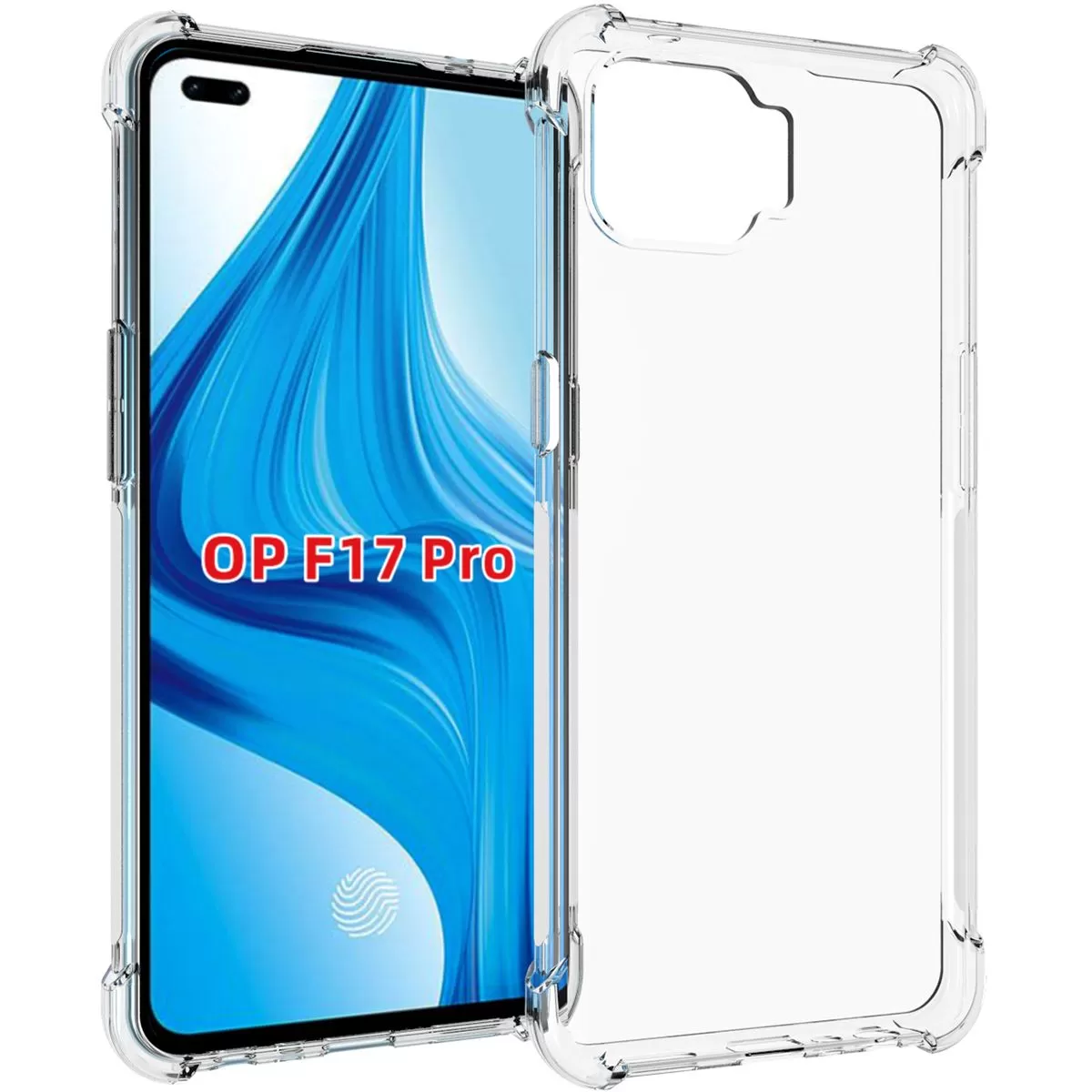 Oppo F17 Pro Clear Shock Proof Soft Back Cover