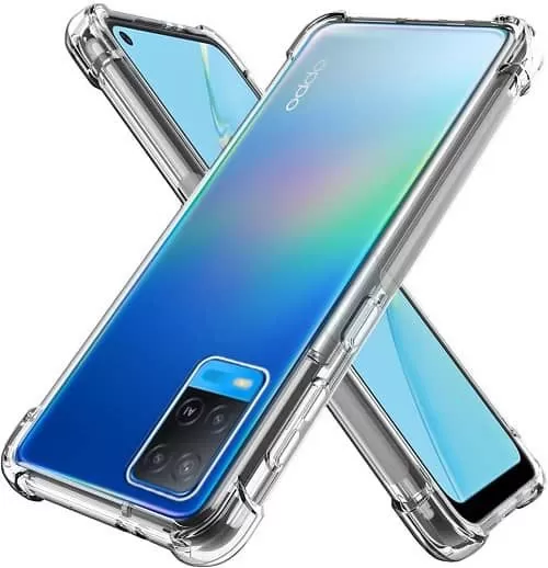 Oppo A54 Clear Shock Proof Soft Back Cover