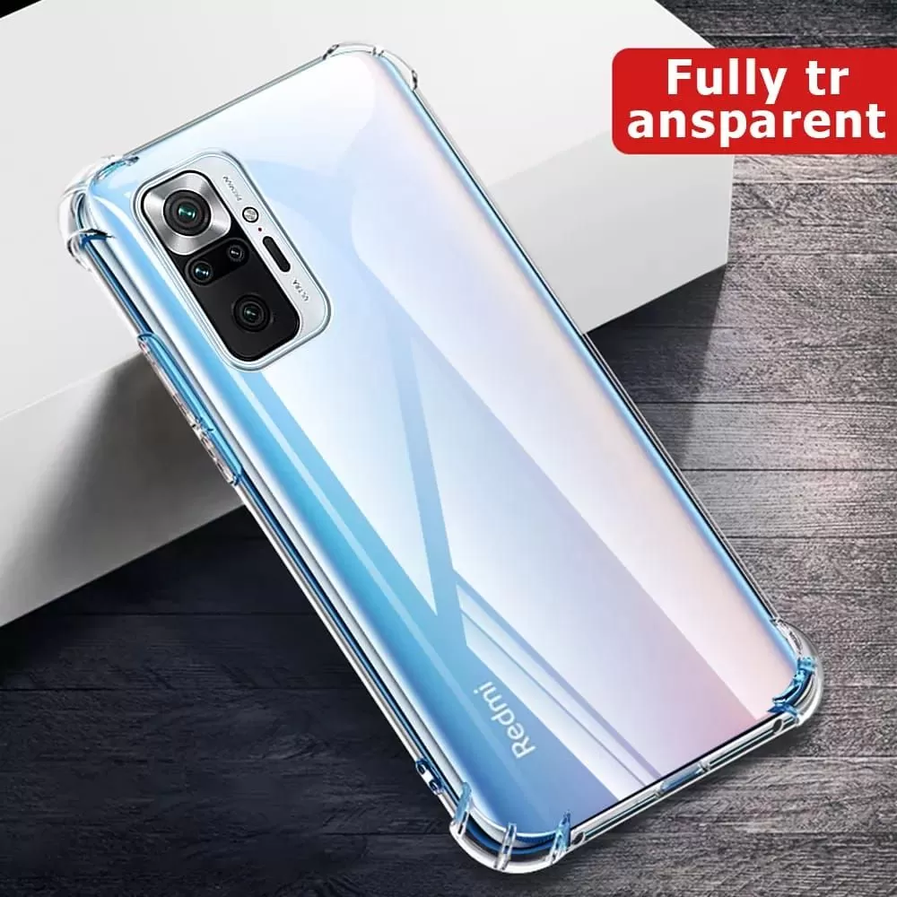 Redmi Note 10 Pro Clear Shock Proof Back Cover
